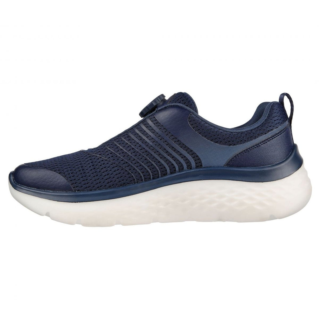 Skechers Womens Twist Fit: GO Walk Hyper Burst - Bold Outlook Sneaker Navy/Pink - 124594-NVPK NVPK Image 3