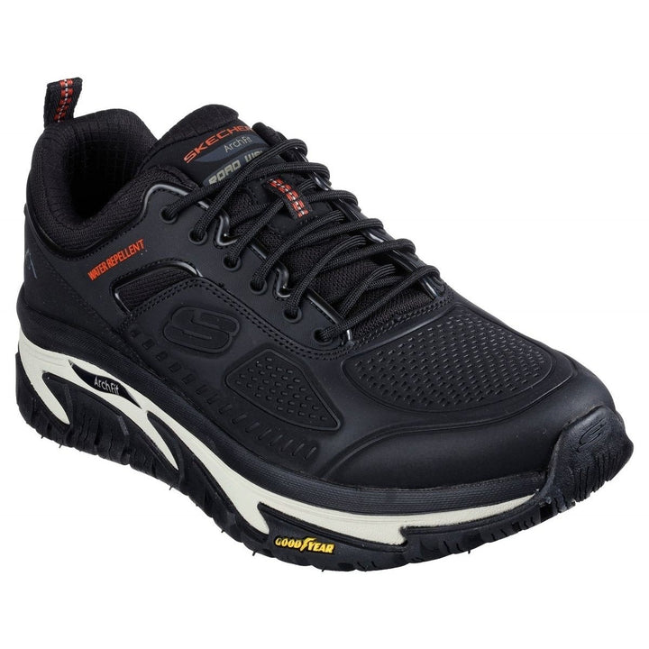 Skechers Mens Arch Fit Road Walker - Recon Sneaker Black - 237333-BLK BLACK Image 2