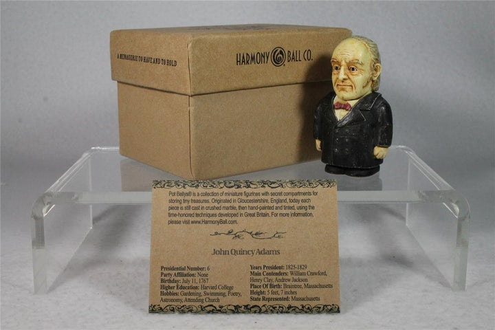 Harmony Kingdom Ball Pot Bellys/Belly - JOHN QUINCY ADAMS -PBHJA3 -Retired NIB Image 4