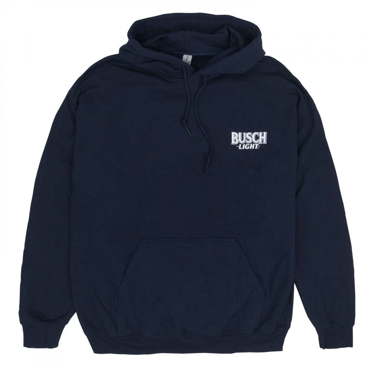 Busch Light Dog Cooler Front and Back Print Pull-Over Hoodie Image 2