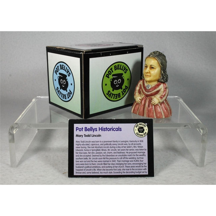 Harmony Kingdom Ball Pot Bellys/Belly - MARY TODD LINCOLN -PBHML2 -Retired NIB Image 4