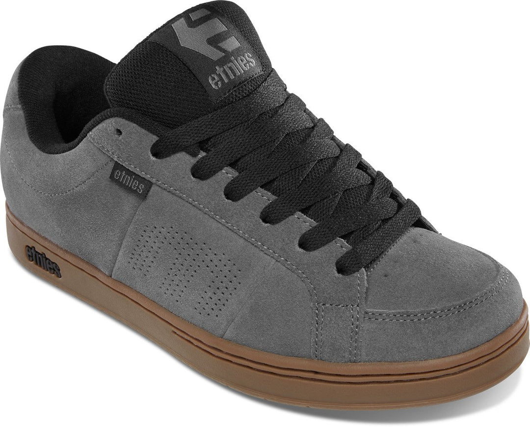 Etnies Mens Kingpin Skate Shoe Grey/Black/Gum - 4101000091-031 GREY/BLACK/GUM Image 2