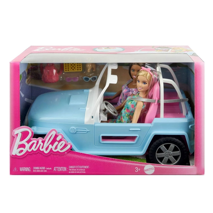 Barbie Dolls Vehicle Playset with Accessories Image 1