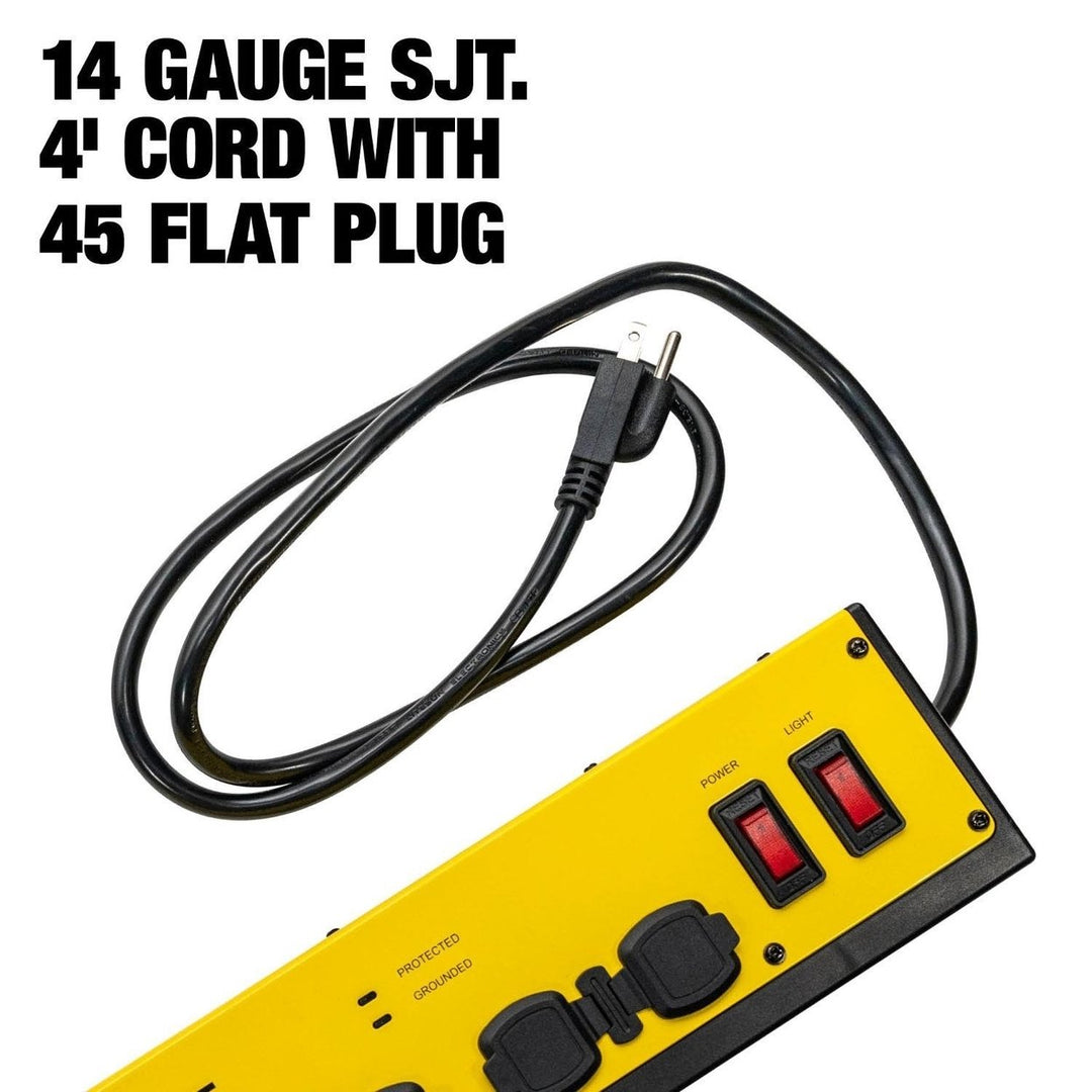 Yellow Jacket 10-Outlet Surge Strip with LED Light Image 4