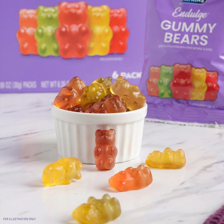 Atkins Endulge Gummy Bear Pieces Variety Pack 1.06 Ounce (Pack of 16) Image 4