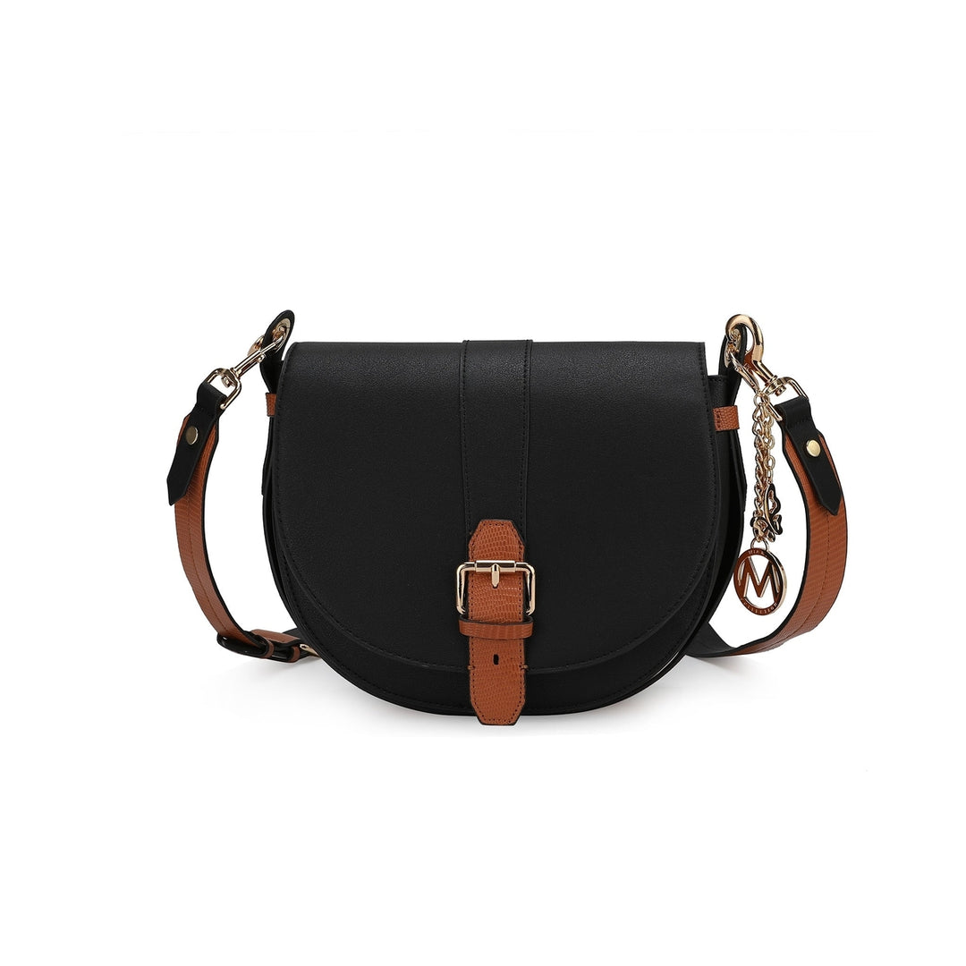 MKFCollection Ayla Crossbody Bag - Vegan Leather Designer Handbag Image 1