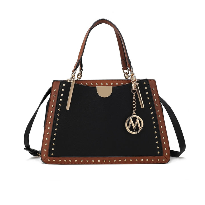 MKFCollection Aubrey Shoulder Bag - Vegan Leather Designer Handbag Image 1