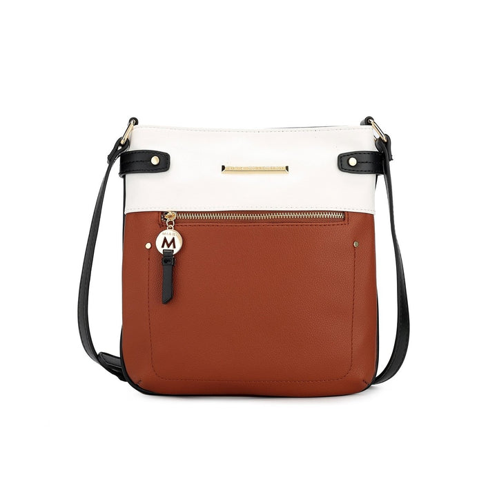 MKFCollection Camilla Crossbody Bag - Vegan Leather Designer Handbag Image 1