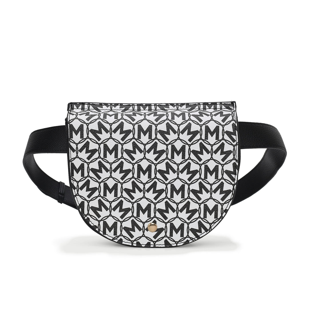 MKFCollection Daksha Signature Belt Waist Bag - Vegan Leather Designer Handbag Image 6