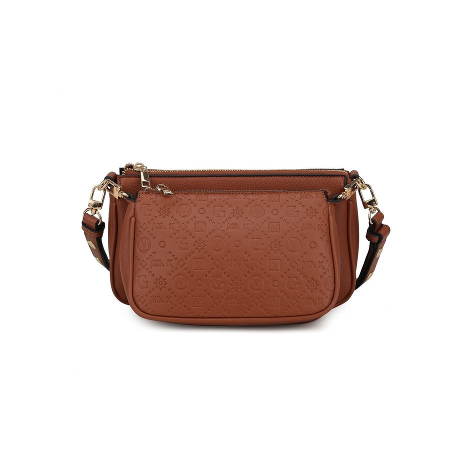 MKFCollection Dayla Shoulder Bag - Vegan Leather Designer Handbag Image 1