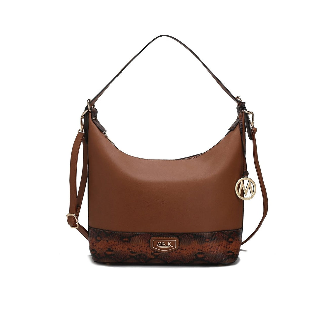 MKFCollection Diana Shoulder Bag - Vegan Leather Designer Handbag Image 1