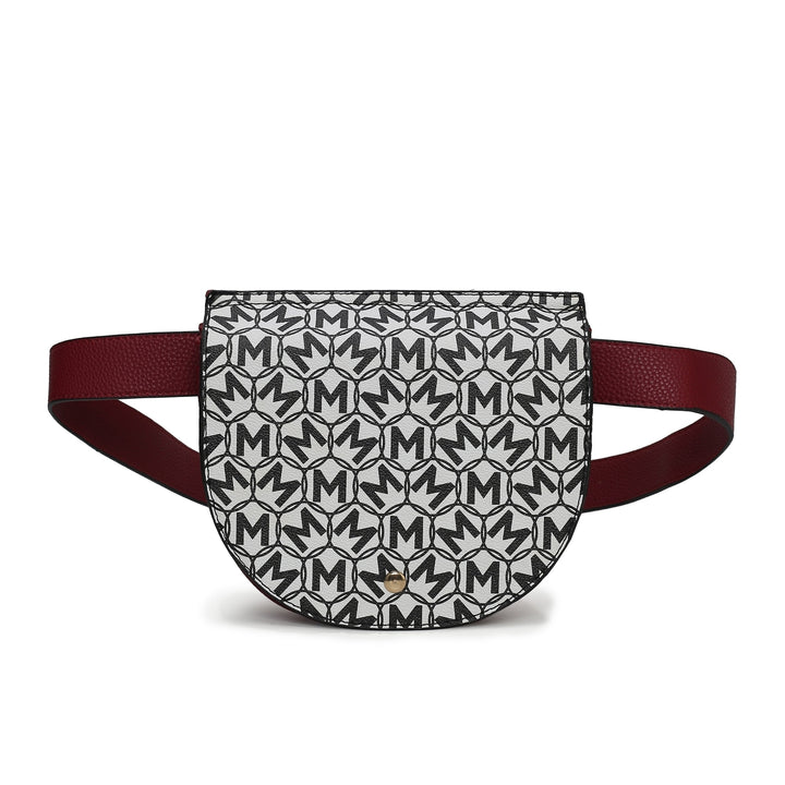 MKFCollection Daksha Signature Belt Waist Bag - Vegan Leather Designer Handbag Image 12