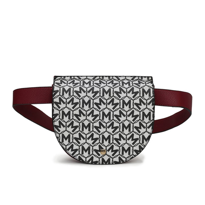 MKFCollection Daksha Signature Belt Waist Bag - Vegan Leather Designer Handbag Image 1