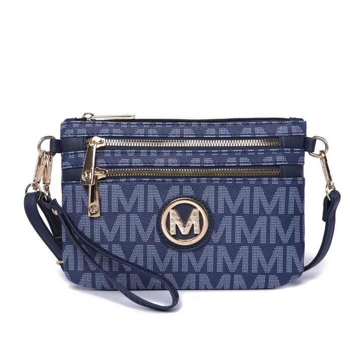 MKFCollection Geneve Signature Phone Crossbody Bag - Vegan Leather Designer Image 8