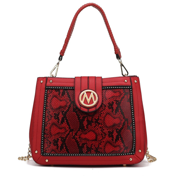 MKFCollection Kamala Shoulder Bag - Vegan Leather Designer Handbag Image 1