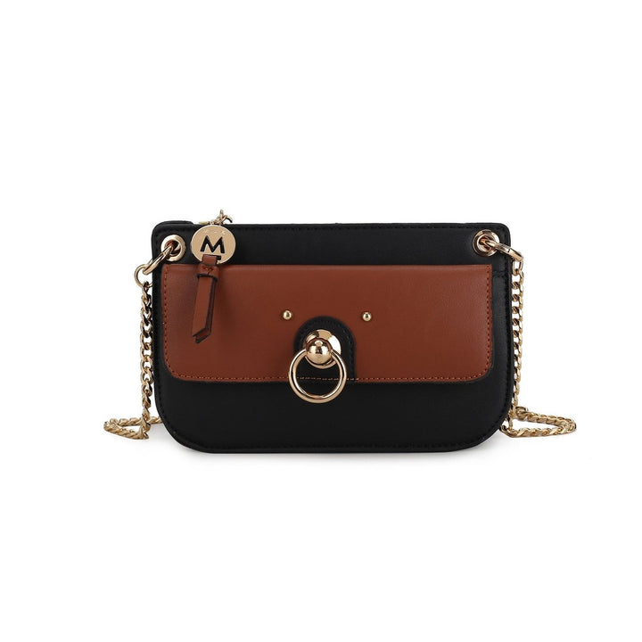 MKFCollection Jill Mini Crossbody Bag - Vegan Leather Designer Handbag Image 1