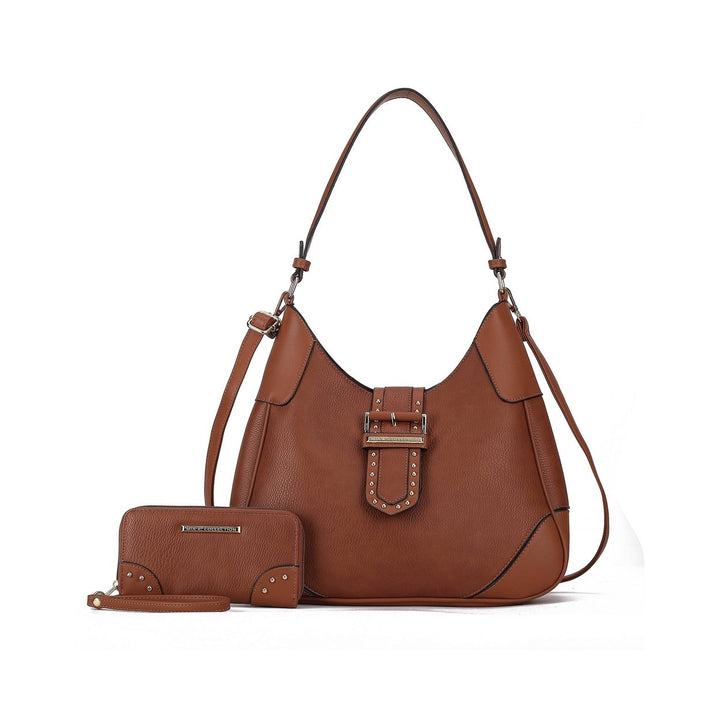 MKFCollection Juliette Shoulder Bag and Set - Vegan Leather Designer Handbag Image 1