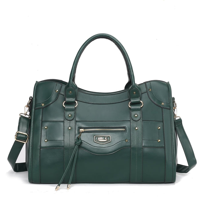 MKFCollection Patricia Weekender Bag - Vegan Leather Designer Handbag Image 1