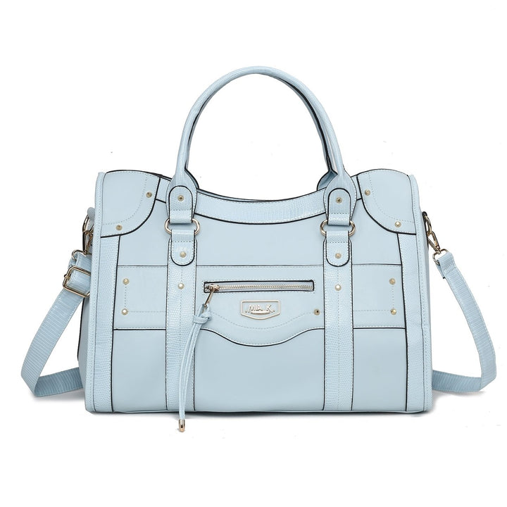 MKFCollection Patricia Weekender Bag - Vegan Leather Designer Handbag Image 1