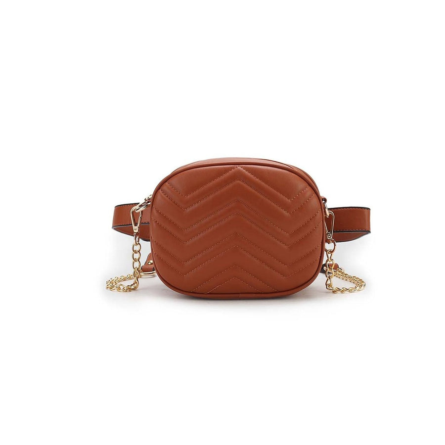 MKFCollection Shawnie Crossbody Bag - Vegan Leather Designer Handbag Image 1