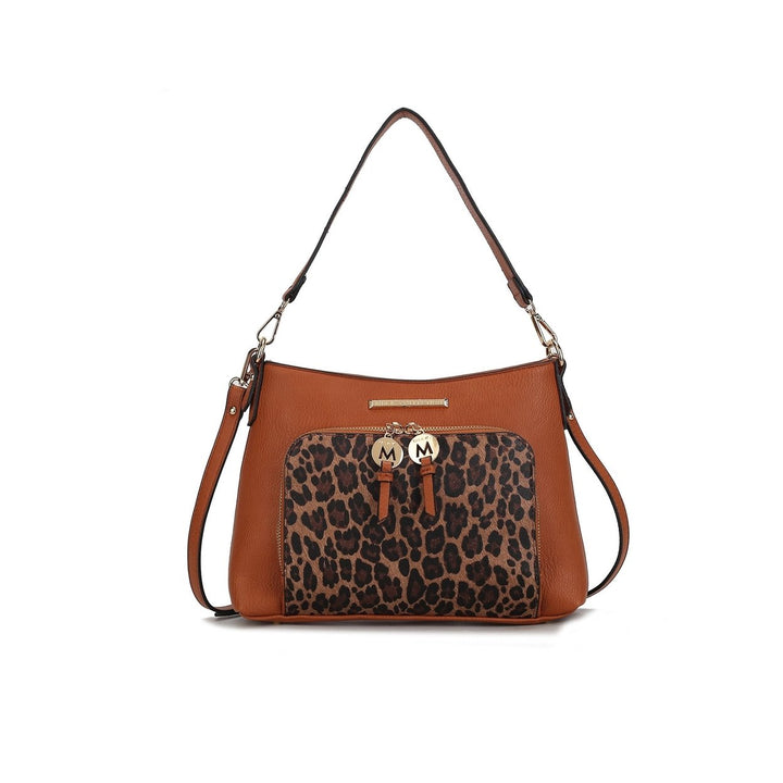 MKFCollection Trisha Crossbody Bag - Vegan Leather Designer Handbag Image 1