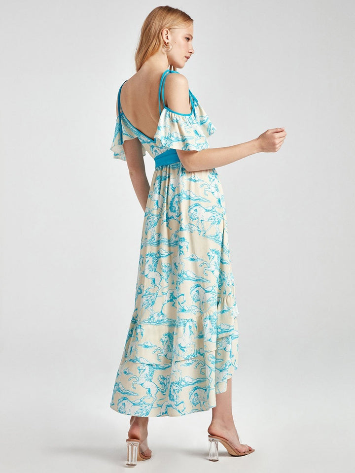 Midi Wrap Dress Image 1