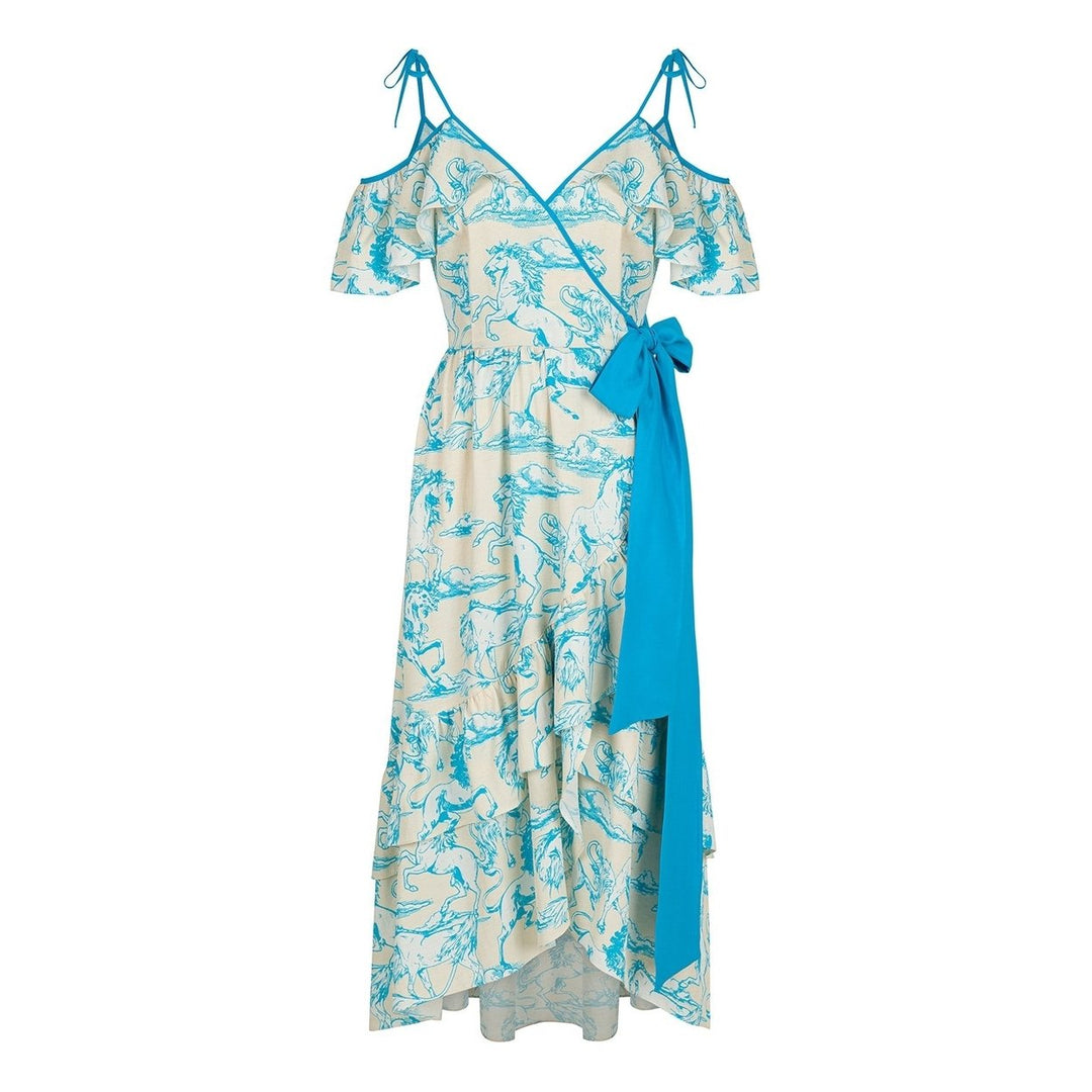 Midi Wrap Dress Image 3