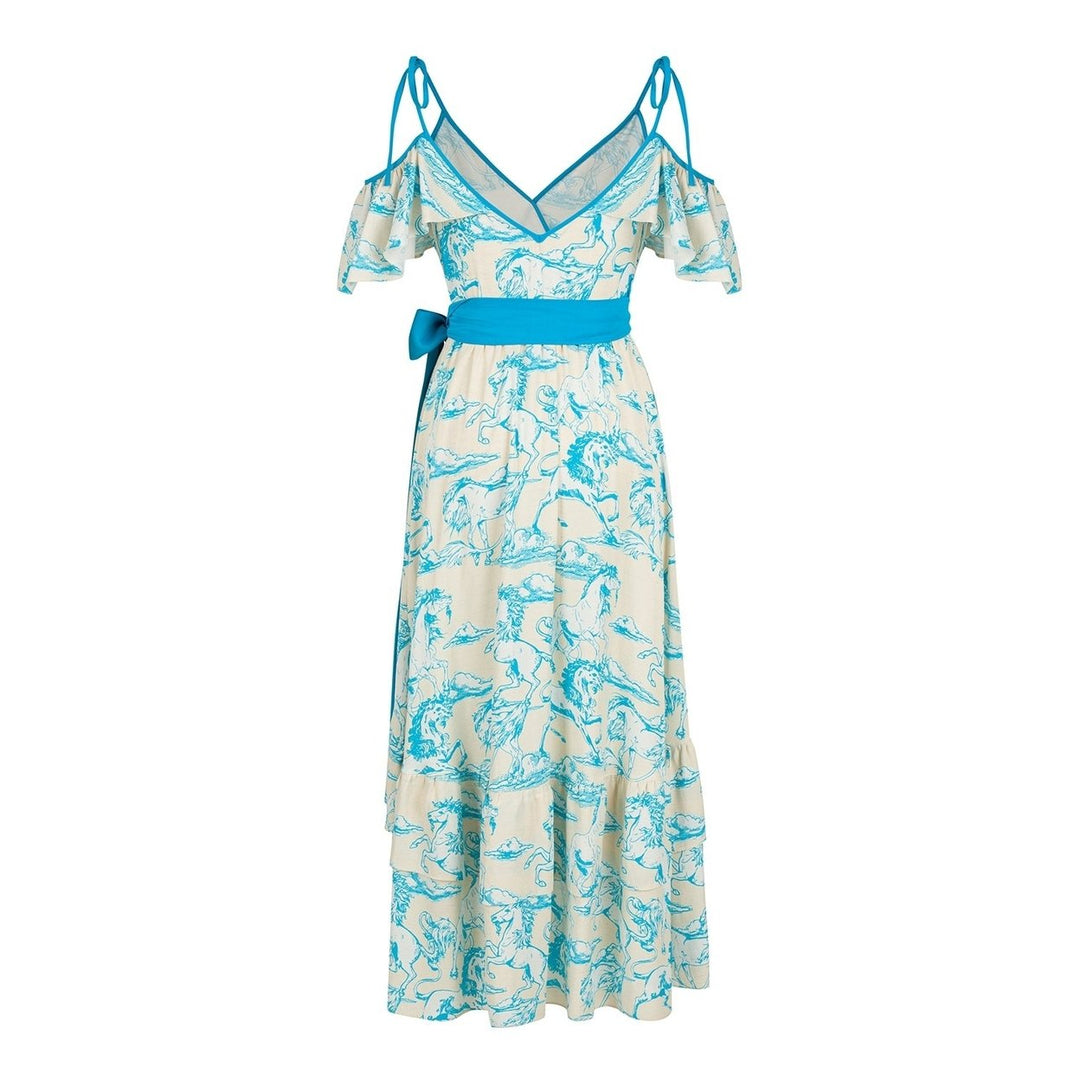 Midi Wrap Dress Image 4