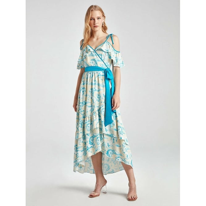 Midi Wrap Dress Image 4