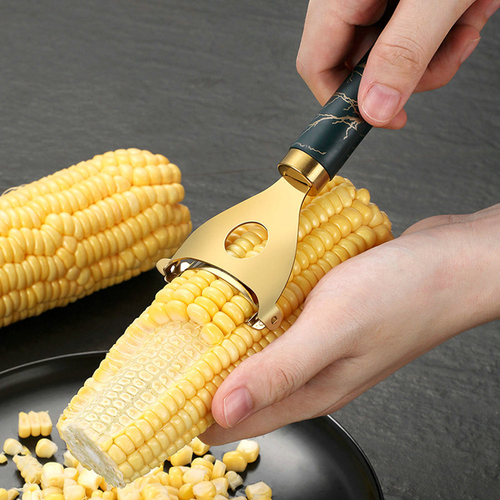 Corn Stripper Cutter with Hanging Hole Corn Planer Corn Cob Stripper Tool Good Grip Corn Prep Peeler Cob Corn Kernel Image 2