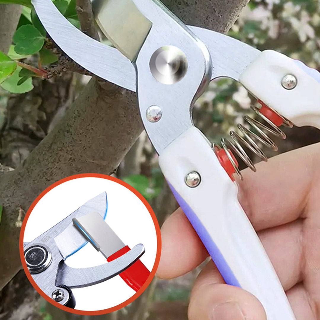 Cutter Sharpener Compact Portable Scissors Sharpener Carbide Blade Sharpening Tool for Home Garden Outdoor Image 2