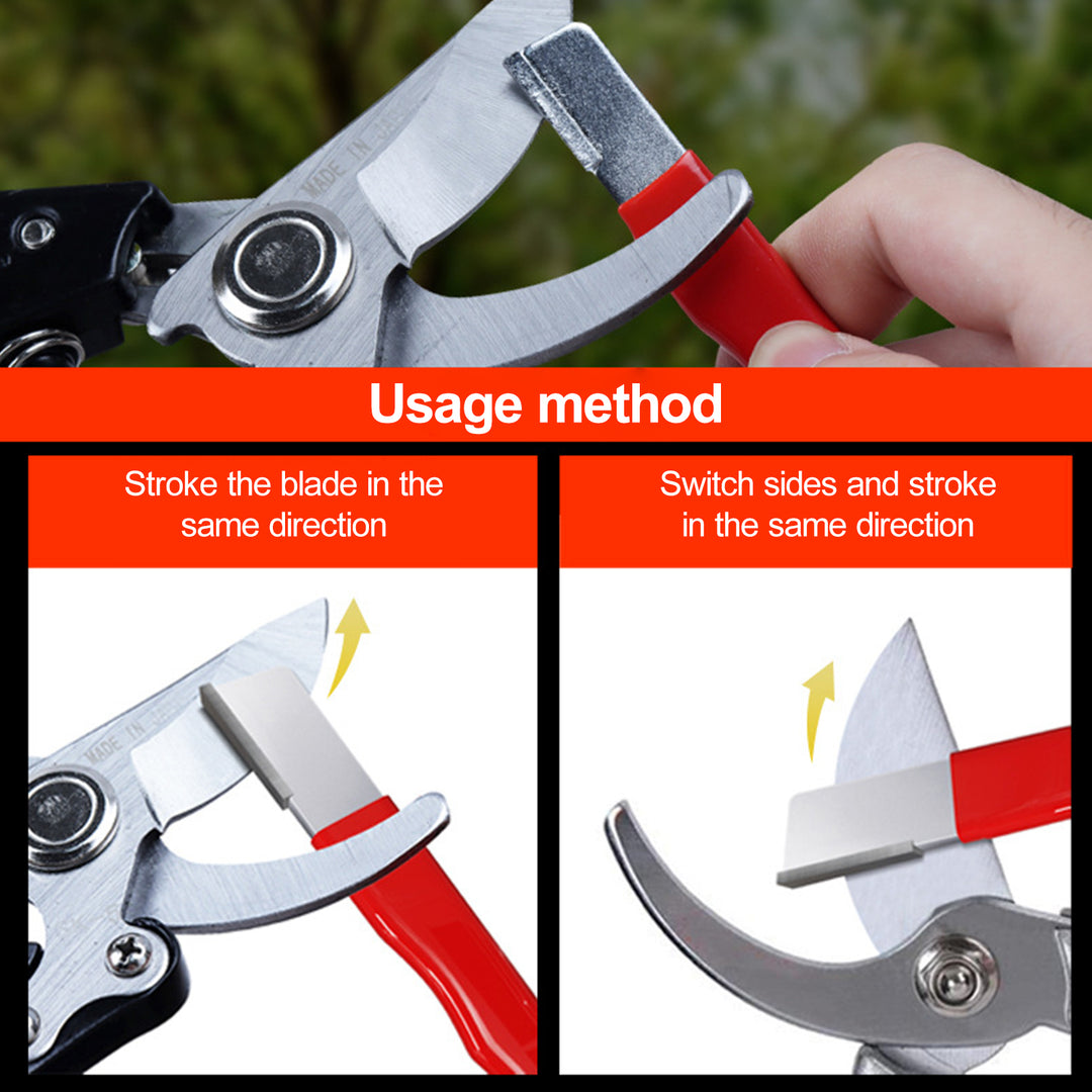 Cutter Sharpener Compact Portable Scissors Sharpener Carbide Blade Sharpening Tool for Home Garden Outdoor Image 9