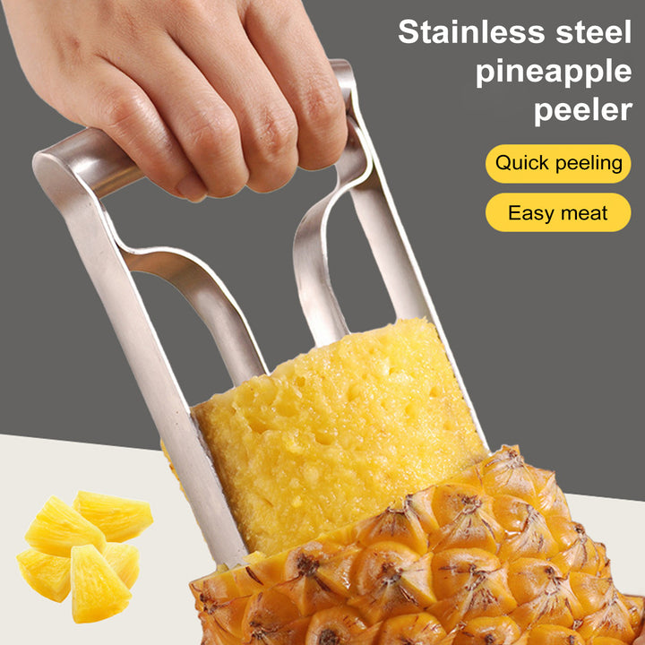 Pineapple Peeler Corer Cutter Tool Stainless Steel Fruit Slicer Lightweight Kitchen Gadget for Home Picnics Parties Image 11