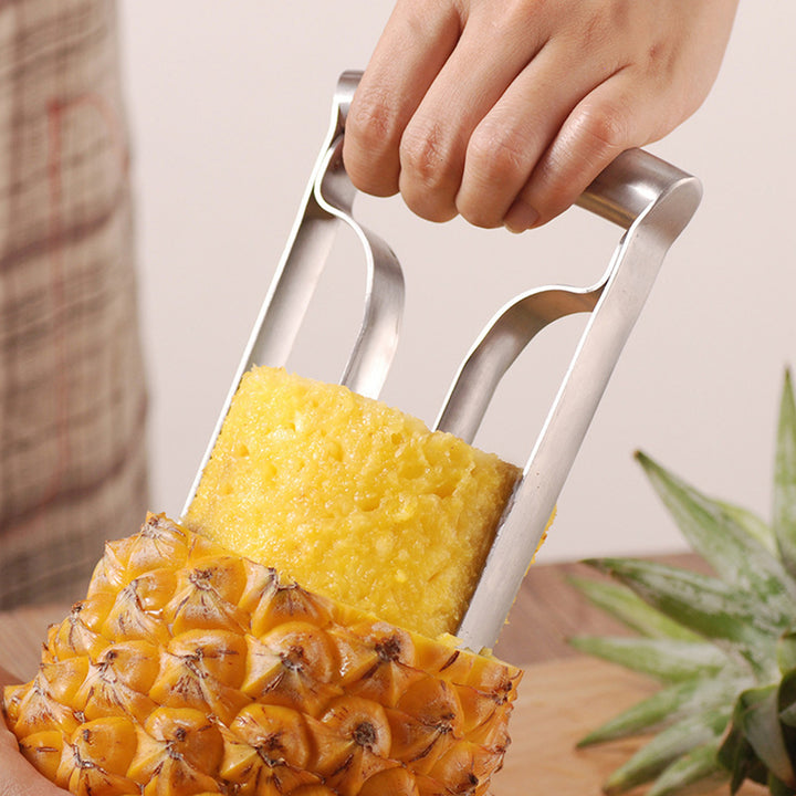 Pineapple Peeler Corer Cutter Tool Stainless Steel Fruit Slicer Lightweight Kitchen Gadget for Home Picnics Parties Image 12