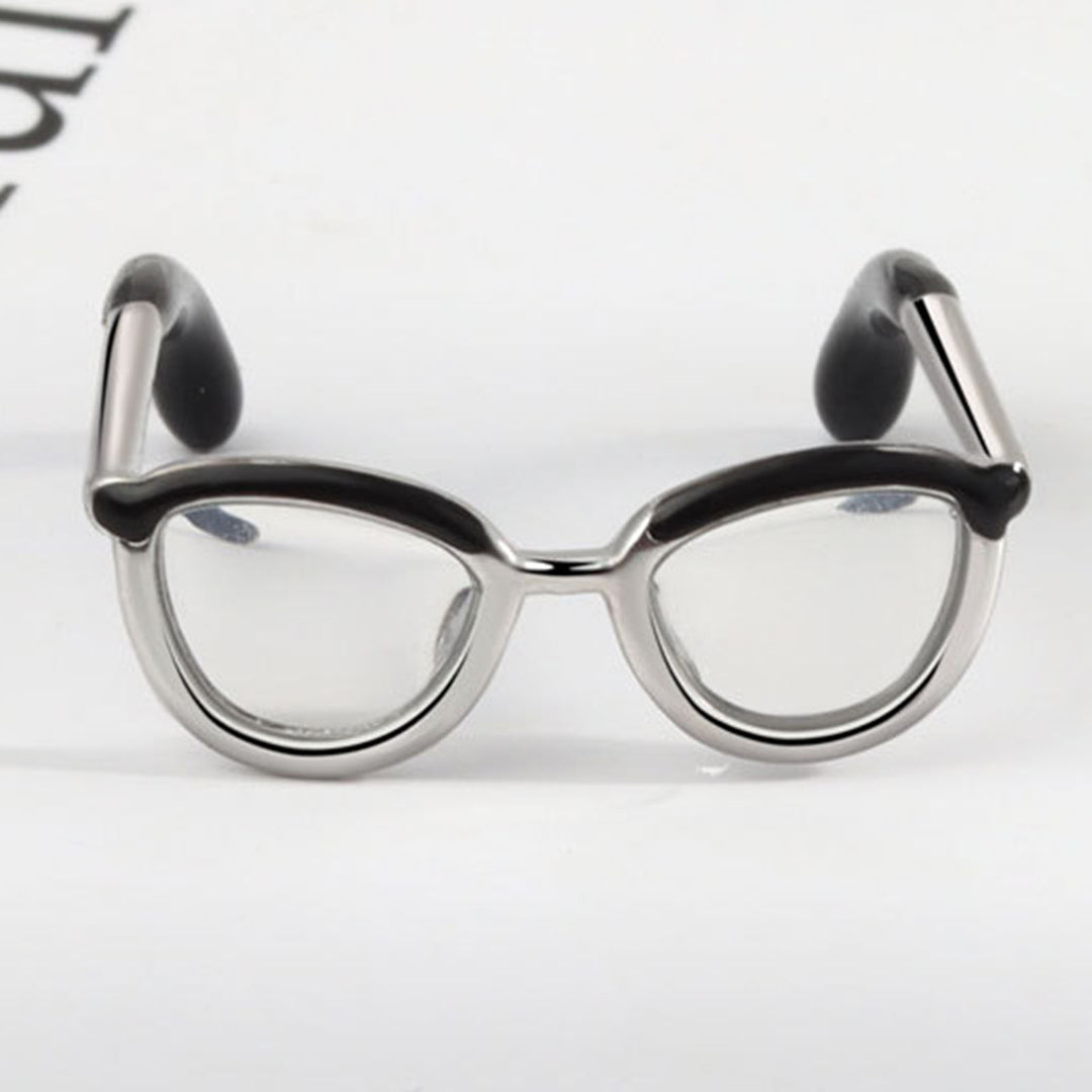 Opening Simple Women Ring Copper Funny Adjustable Glasses Ring Unique Accessories Image 7