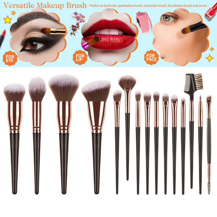 7/10/15Pcs Blush Brushes Multifunction Comfortable Handle Professional High Efficiency Makeup Brushes Beauty Tool Image 4