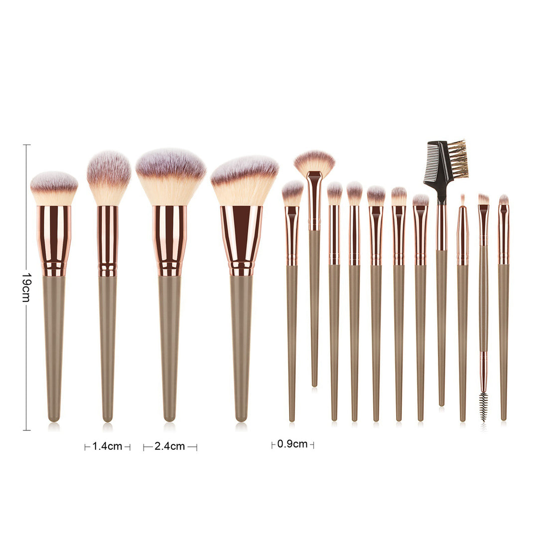 7/10/15Pcs Blush Brushes Multifunction Comfortable Handle Professional High Efficiency Makeup Brushes Beauty Tool Image 8