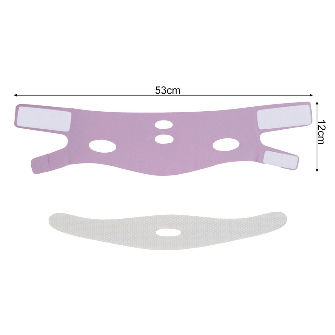 Face Lifting Strap V Line Innovative Honeycomb Structure Double Chin Strap Adjustable Breathable Beauty Bandage Skin Image 9