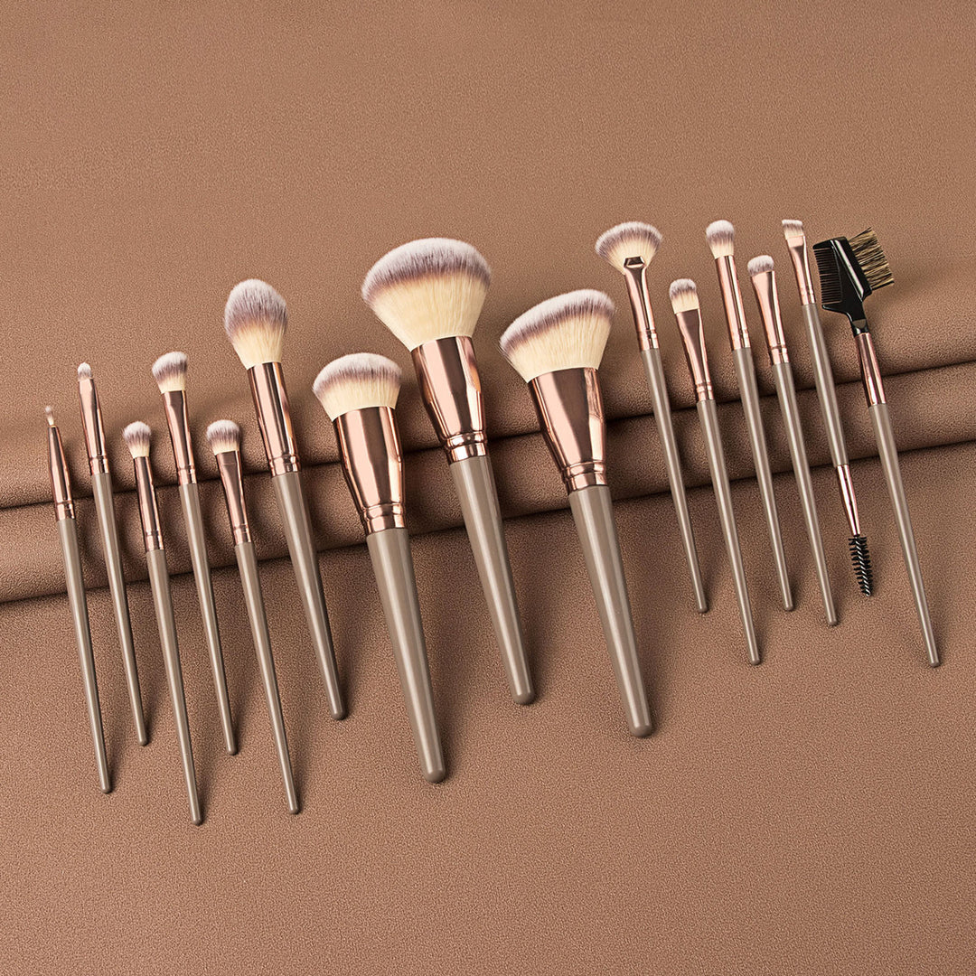 7/10/15Pcs Blush Brushes Multifunction Comfortable Handle Professional High Efficiency Makeup Brushes Beauty Tool Image 11