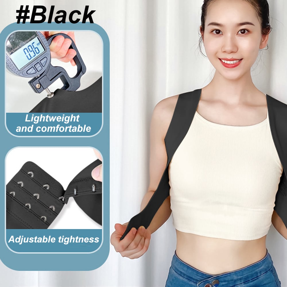 1Pcs Posture Corrector for Women Men Adjustable Upper Back Brace Back Straightener to Improve Posture Help Relief Back Image 6