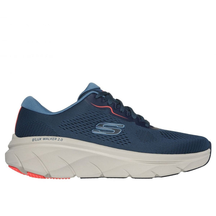 Skechers Mens Relaxed Fit: DLux Walker 2.0 - Swave Navy/Blue - 232714-NVBL NAVY / BLUE Image 1