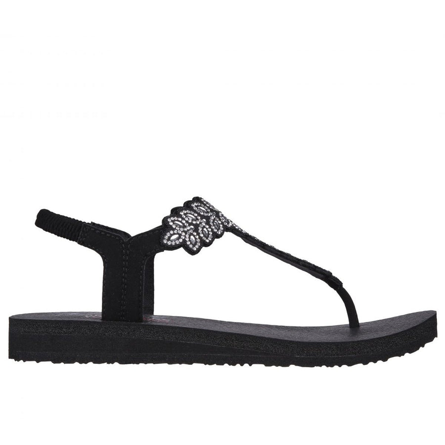 Skechers Womens Meditation - Happy Tears Sandal Black - 119311-BLK BLACK Image 1