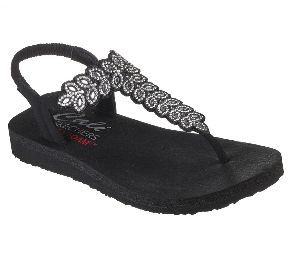 Skechers Womens Meditation - Happy Tears Sandal Black - 119311-BLK BLACK Image 2