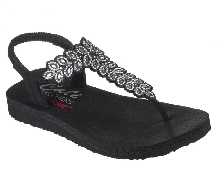 Skechers Womens Meditation - Happy Tears Sandal Black - 119311-BLK BLACK Image 2