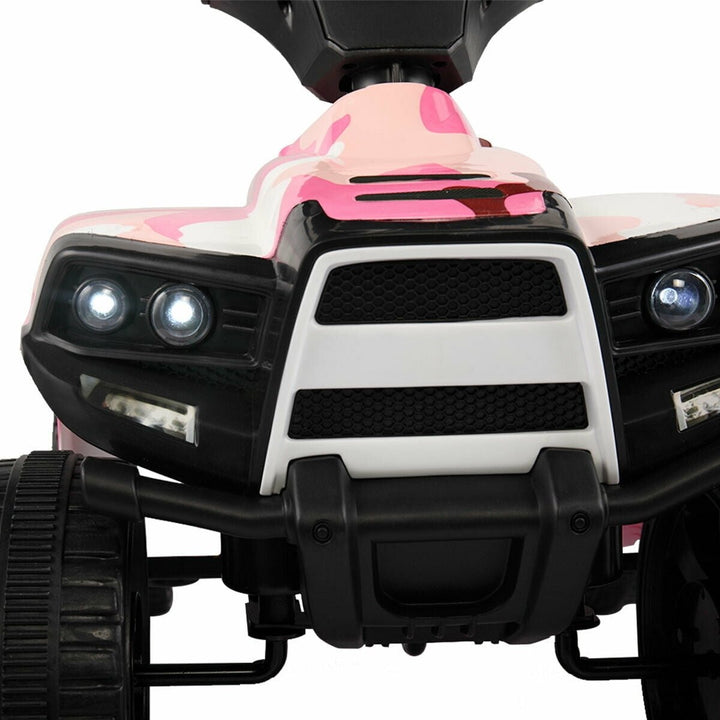 Hommoo Children 6V Electric Battery Powered Ride on Car W/ 4 Wheels Led Lights Gift Toy for Girls Boy Multi-color Image 4