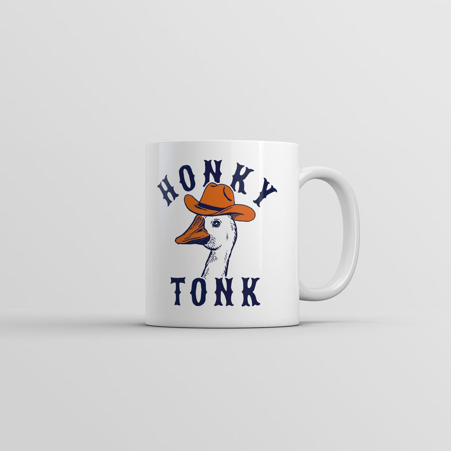 Honky Tonk Mug Funny Sarcastic Goose Graphic Novelty Coffee Cup-11oz Image 1