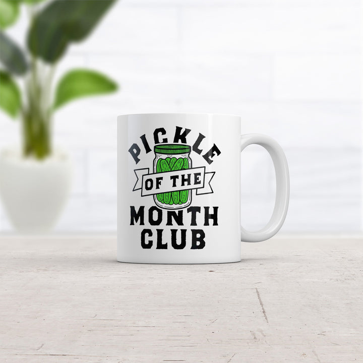 Pickle Of The Month Club Mug Funny Sarcastic Pickles Novelty Coffee Cup-11oz Image 2