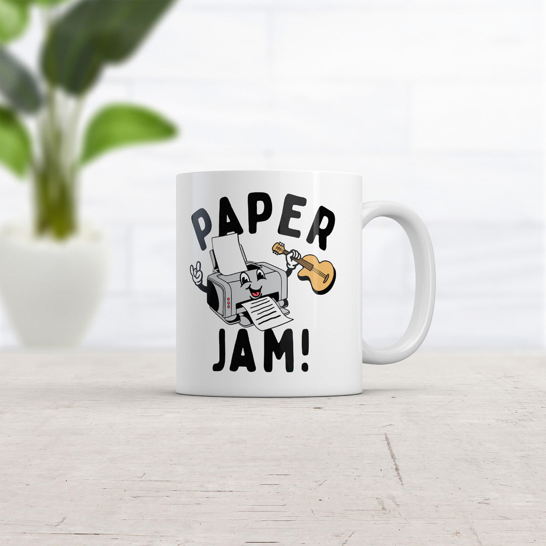 Paper Jam Mug Funny Sarcastic Printer Graphic Novelty Coffee Cup-11oz Image 2