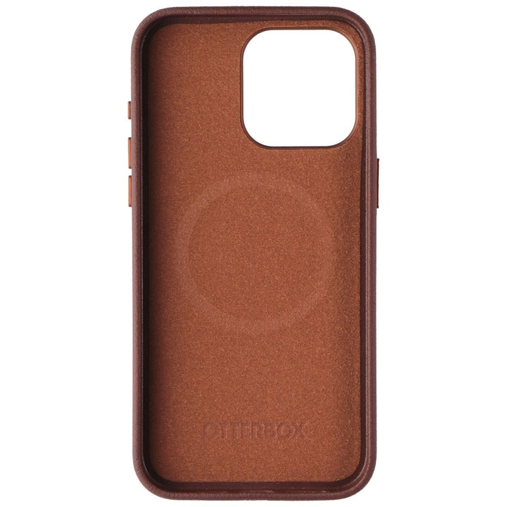 OtterBox Symmetry for MagSafe for Apple iPhone 15 Pro Max - Brown Cactus Leather Image 3