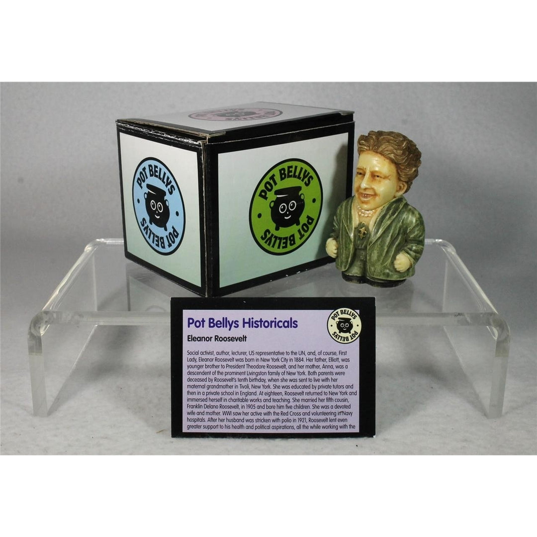 Harmony Kingdom Ball Pot Bellys /Belly - ELEANOR ROOSEVELT -PBHER -Retired NIB Image 4